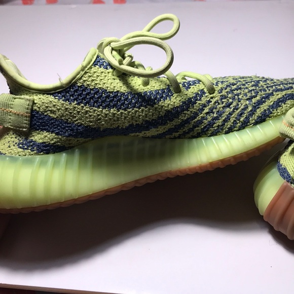 Yeezy boost 350 VS semi frozen yellow - Picture 5 of 8